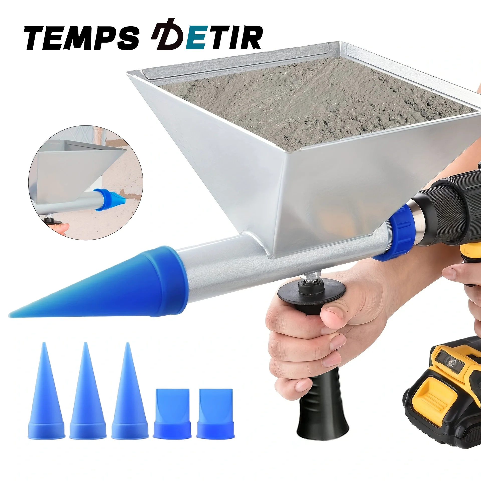 Automatic Mortar Grout Tuck Caulking Gun Cement Lime Pump Pointing Grouting Machine Wall Grouting Device for Quick Grout Filling