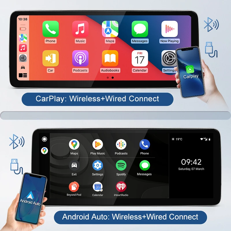 STWEI 2026 New Slim Screens Linux System 12.8inch 2400X900 Resolution For Mercedes-Benz CLS W218 Wireless CarPlay Auto