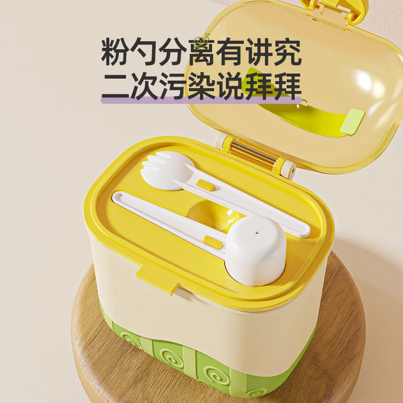 Baby Milk Powder Compartment Box Side Food Sealed Moisture-proof Storage Tank Portable Out