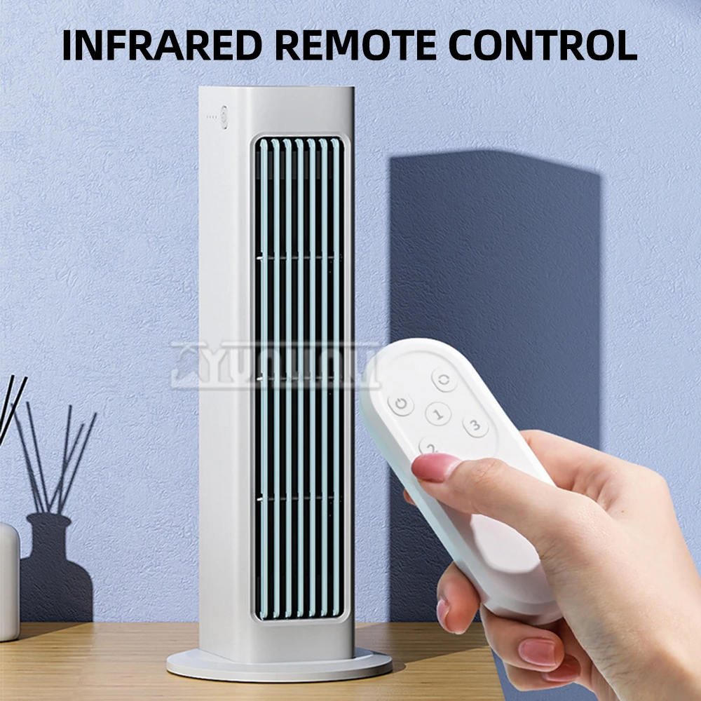 Household Wall-mounted Silent Leafless Air Conditioner Fan Desktop Shaking Head Cold Fan