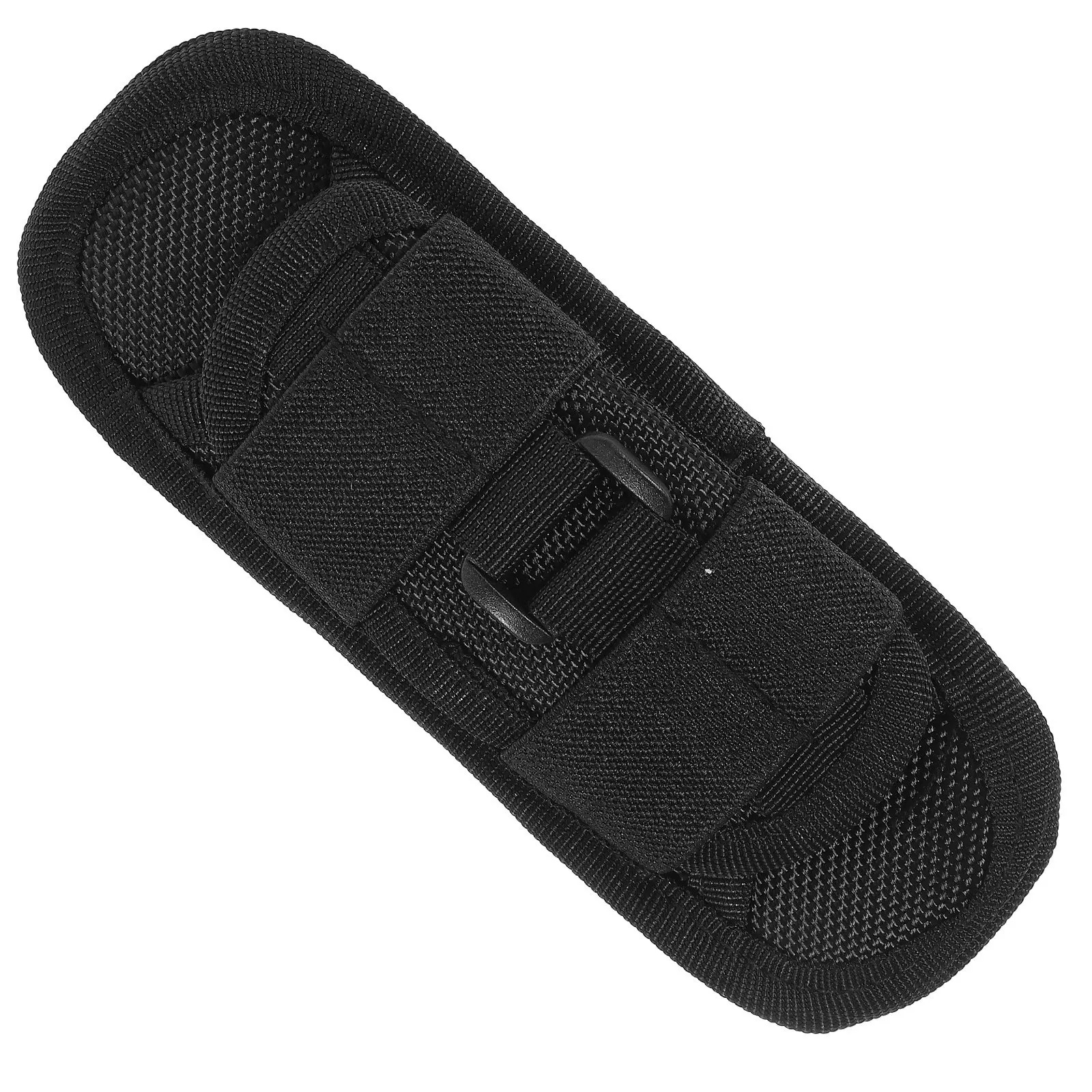 

Черный нейлоновый чехол-кобура для фонарика со встроенным зажимом для ремня, портативный футляр для мини-фонариков, для кемпинга и походов