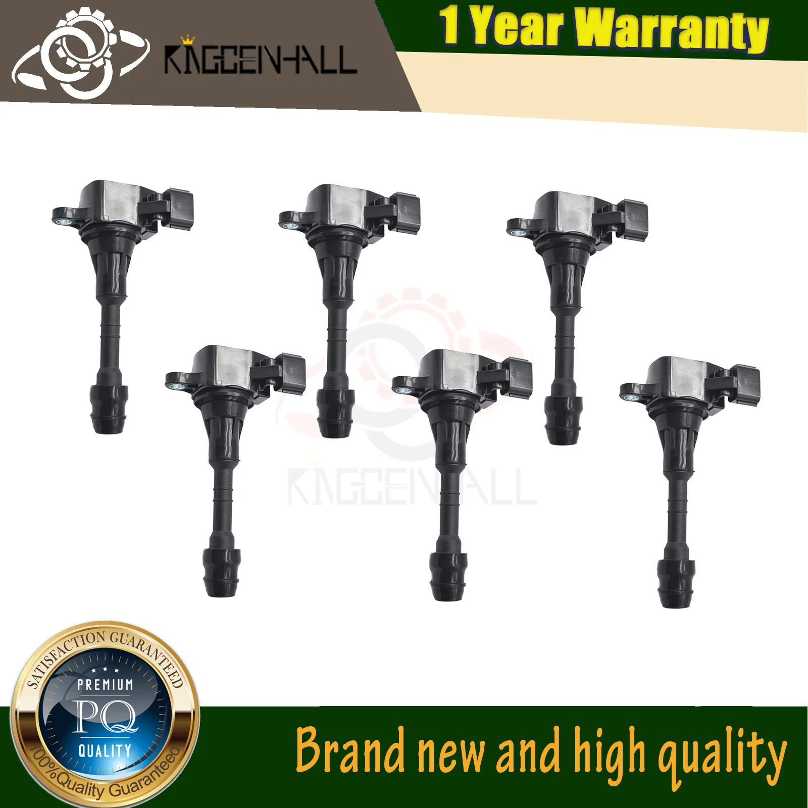 

6Pcs Ignition Coil For Infiniti I35 QX4 Nissan Altima 3.5L Frontier 4.0l Maxima 2002-2008 Frontier NV1500 Murano Quest 230035581