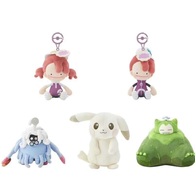 

Genuine New Poke Mon Japanese Version Pokopia Series Plush Keychain Snorlax Tangela Bag Pendant For Anime Fans Collectors
