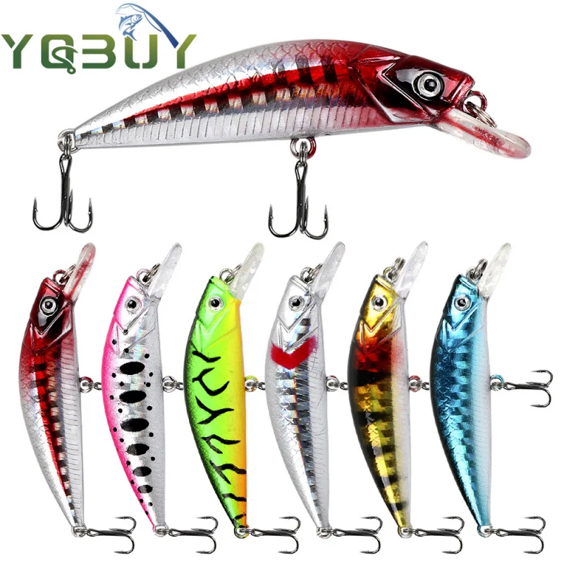 

Набор из 6 погружных микро-приманок-минноу 5.5см/5.8г для дальнего заброса, для морской и пресноводной рыбалки, серия "Томб-Рейдинг"