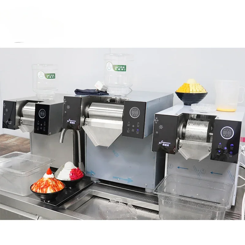 Hot salesChefmax Hot selling Bingsu Korea Snow Flake Ice Machine Bingsu Block Ice Snow Cone Machine Snow Ice Cream Machine