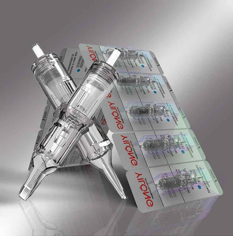 20 قطعة خرطوشة الوشم المتاح الماس الإبر إبرة مختلطة آلة الوشم ل الحاجب كحل تجميل دائم #4