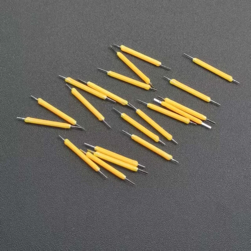 DC3V longitud Total 29mm LED filamento duro amarillo cálido Retro filamento anti-tungsteno fuente de luz Material plástico accesorios DIY