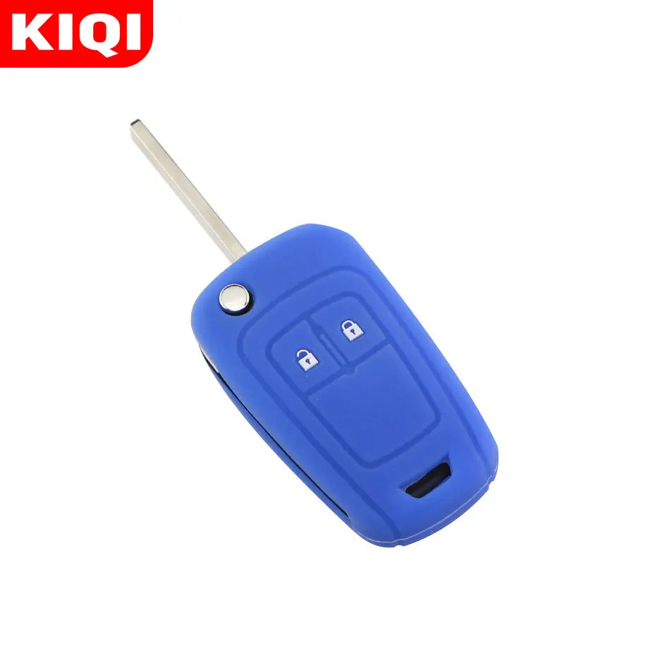 2 Button Silicone Car Remote Key Cover Case for Chevrolet Chevry Cruze Sedan Hatchback Malibu Trax Aveo 2009 - 2015 Accessories
