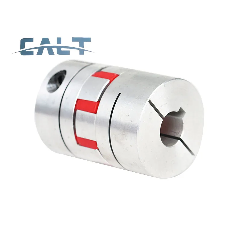 diametro-esterno-80-mm-lunghezza-130-mm-foro-interno25-43-mm-giunto-elastico-in-fiore-di-pruno-rosso-con-accoppiatore-per-chiavetta