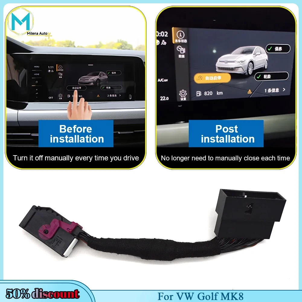 

For Golf MK8 Auto Start Stop Delete Disable Eliminator Plug And Play