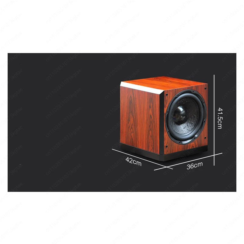 Home theater HiFi fever overweight subwoofer active 12-inch bass high-power speaker audio veneer