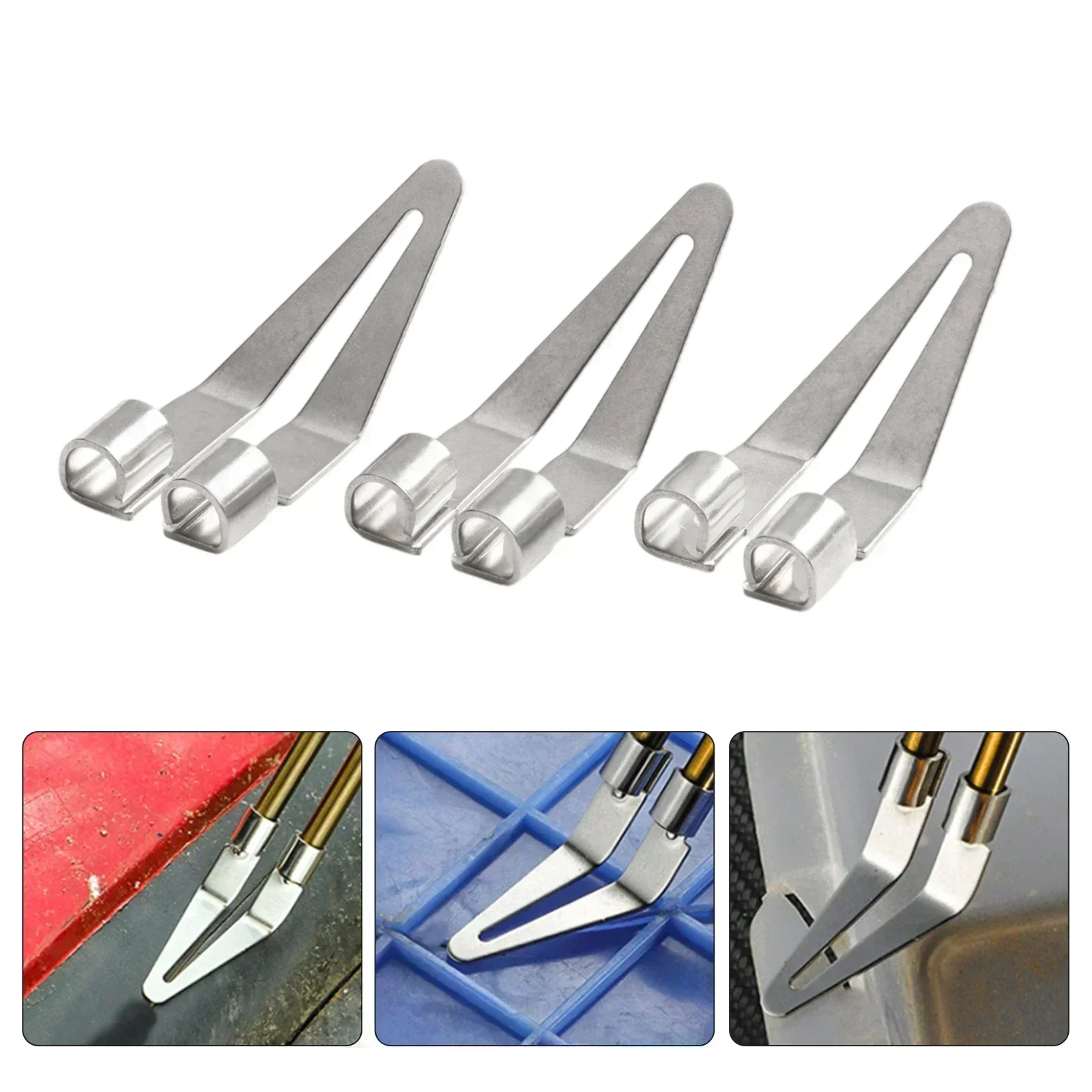

3/5pcs Soldering Repair Iron Smooth Head Adjustable 45 Degree Elbow Design Smooth Head For Plastic Welding Repair Tool
