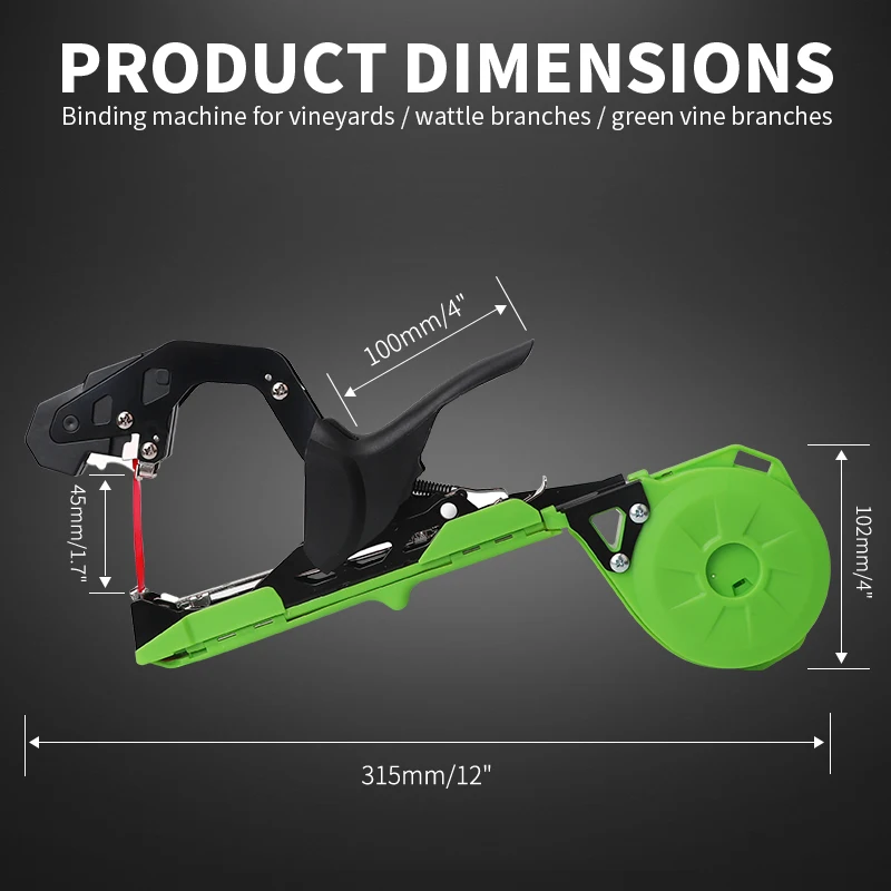 Onnfang-Herramienta de encuadernación manual para ramas de plantas de jardín, cintas de taponado para verduras, uvas, tomate, pepino, pimienta y