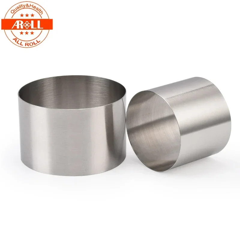 2 2.5 3 inch Small Mini Stainless Steel Circle Mousse Ring Mold Mould5 6 8cm Bakeware Baking Round Cake Mousse Mold Ring Pastry