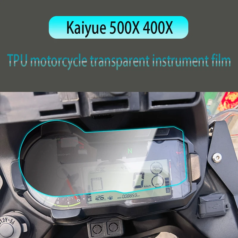 For COLOVE 400X/500X  Motorcycle Transparent TPU Hydraulic Coagulation Instrument Membrane 2019-2022