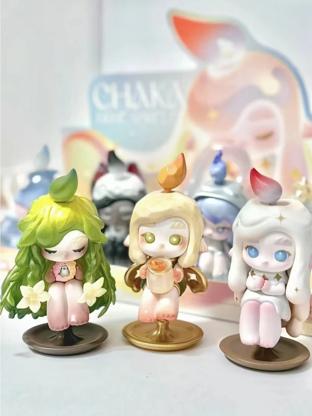 

Light Chaser Blind Box - Glow-in-the-Dark Collectibles, Cute Anime-Style Figures for Fans & Night Display