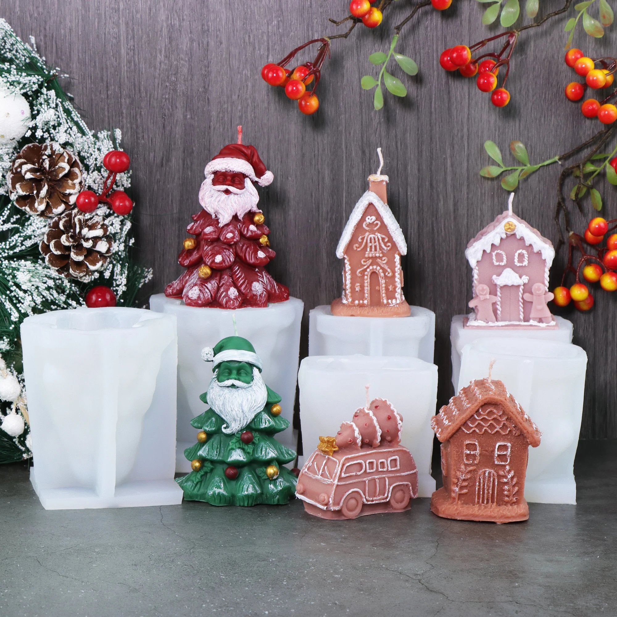 Christmas Dwarf Santa Mould Xm - огляд і ціна Xmas Candle Making