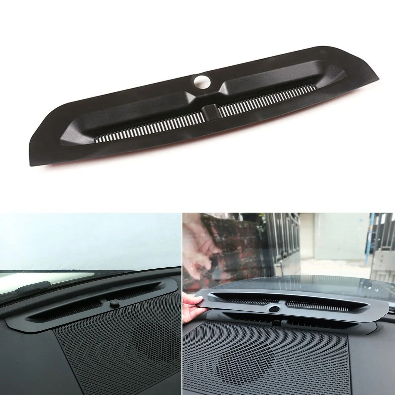 

ABS Dashboard Air Outlet Cover Trim For 2020-22 Land Rover Defender 90 110 Black