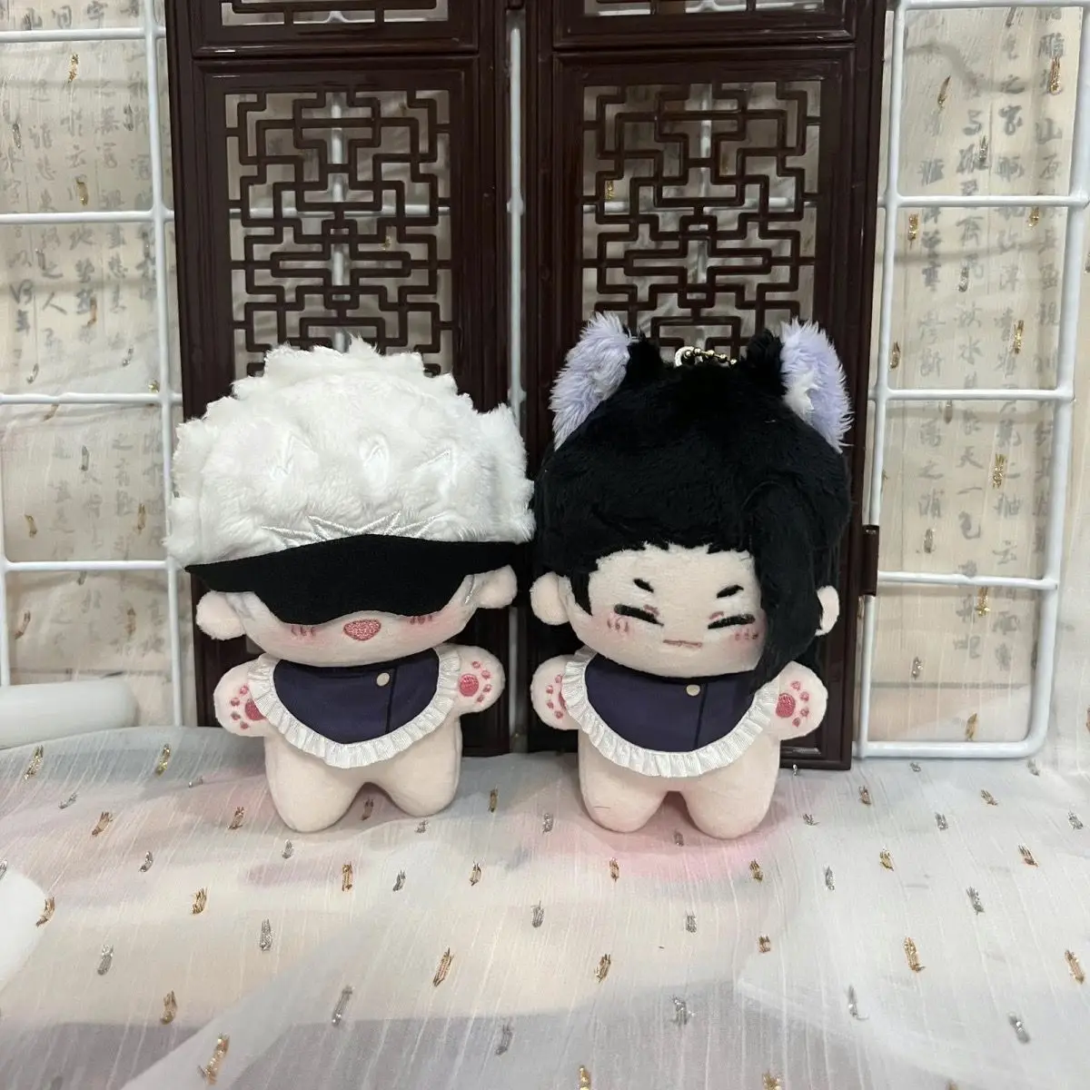 10cm Stuffed Plush Doll Anime Jujutsu Kaisen Gojou Satoru Geto Suguru Cartoon Mini Starfish Doll Pendant Toys Children's Gifts