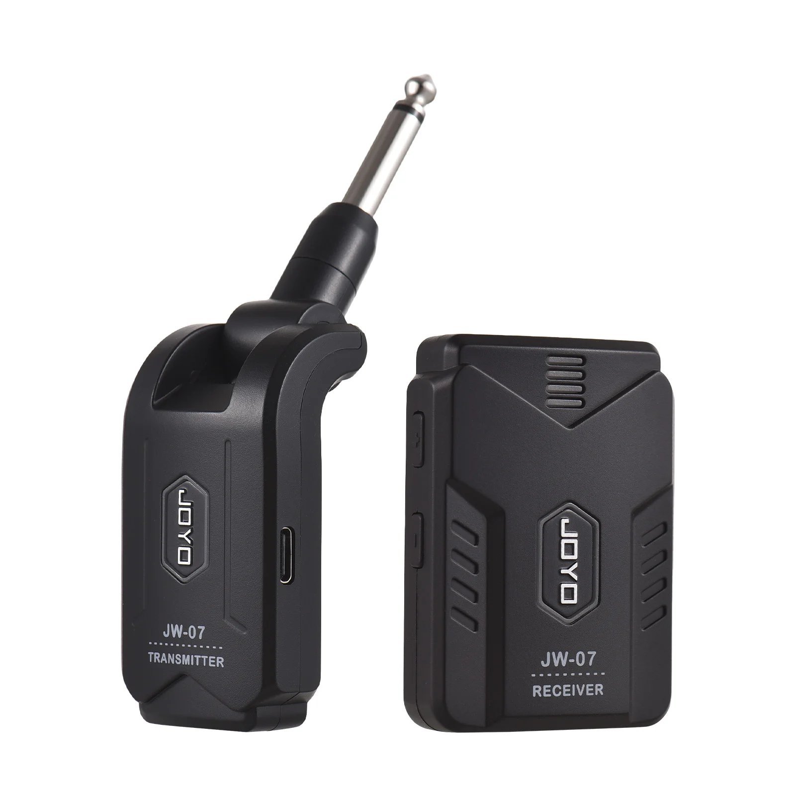 

Беспроводная система внутриканального монитора JOYO 2.4G, стерео 270. ° Набор приемников передатчика с вращающимся перезаряжаемым автоматическим сопряжением 48K/16bit