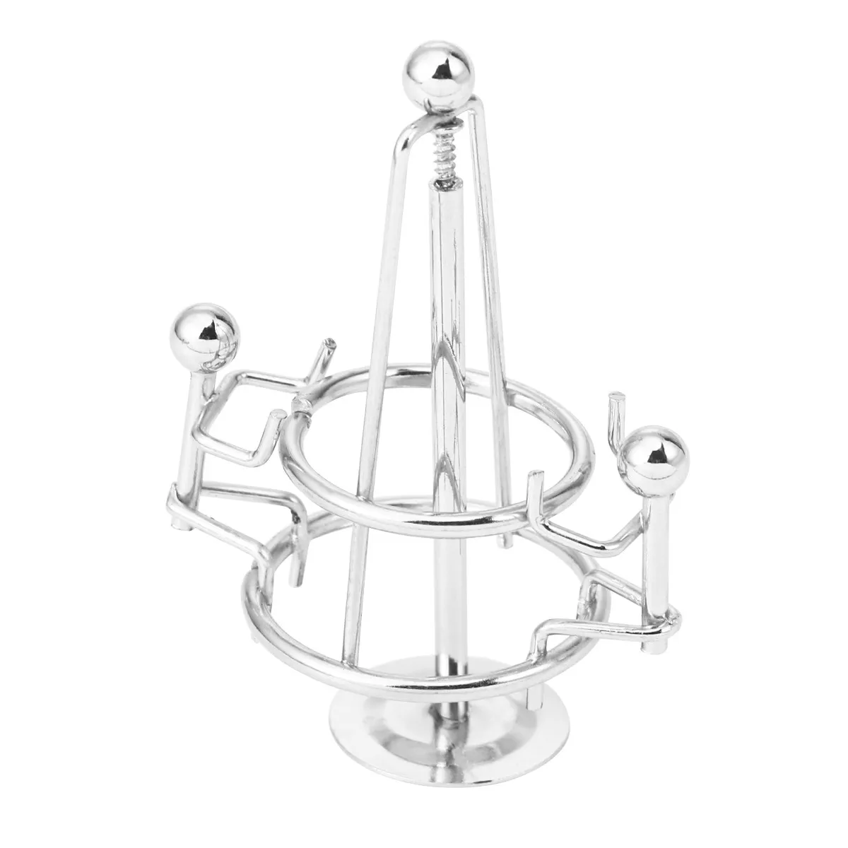 Creative Metal Balance Ball Swinging Tumbler for Home Office Desktop Decoration Outer Space Science Physics Demonstration Gift