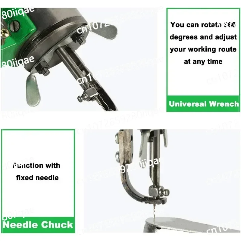 أكياس الخيام الملابس حزام ومعاطف الجلود الخياطة آلة خياطة الإسكافي مع خط النايلون القطن المزدوج للخياطة Upsolery