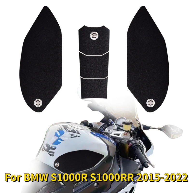 

For BMW S1000R S1000RR 1000RR 2015-2022 Motorcycle Anti Slip Fuel Tank Pads Gas Knee Grip Traction Sticker Protector Accessories