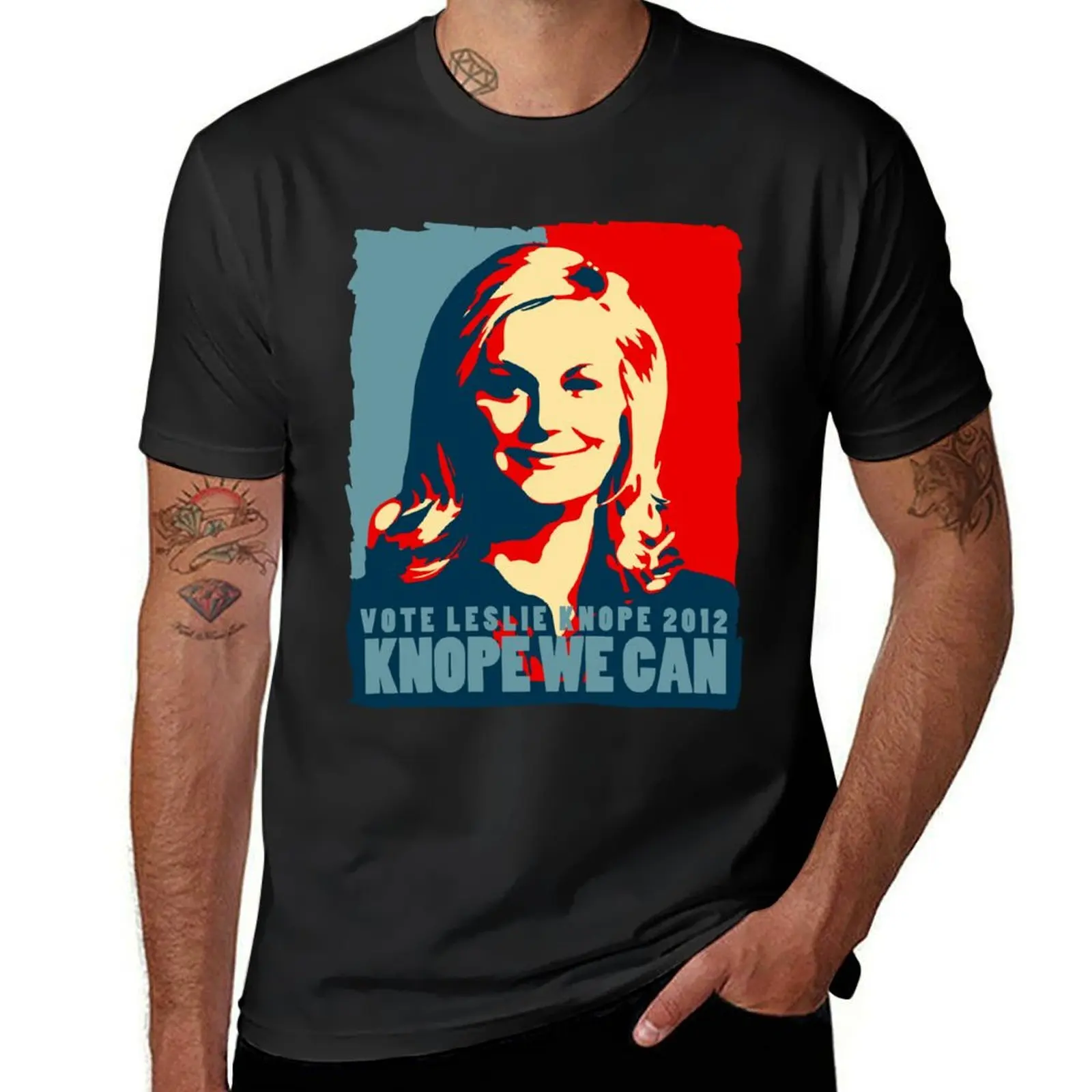 Knope We Can 2012 T-Shirt boys whites kawaii clothes t shirts for men