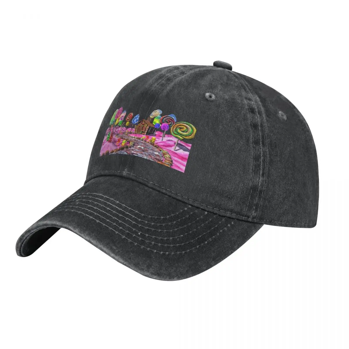 

Pink Candyland Cowboy Hat Icon Rave Hip Hop Men Golf Wear Women's