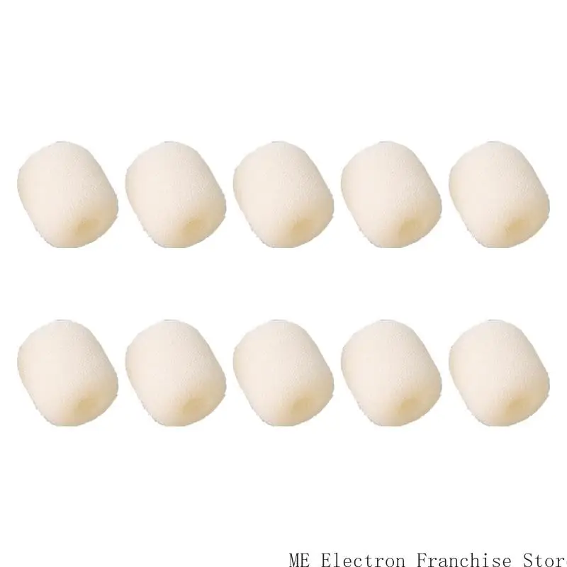 T5EA 10PCS HEASTSETS Microphones Foam Cover Windschreens Poam Microphones Защитники