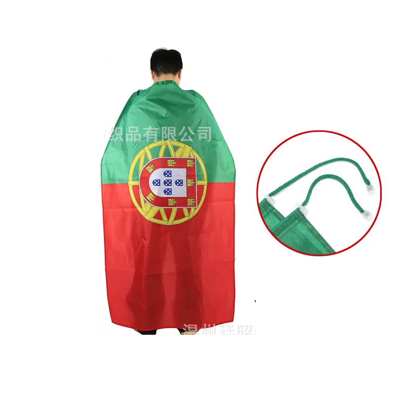 European national flags shawl flag 90x150cm polyester fabric European national flags shoulder flag for celebrations decoration