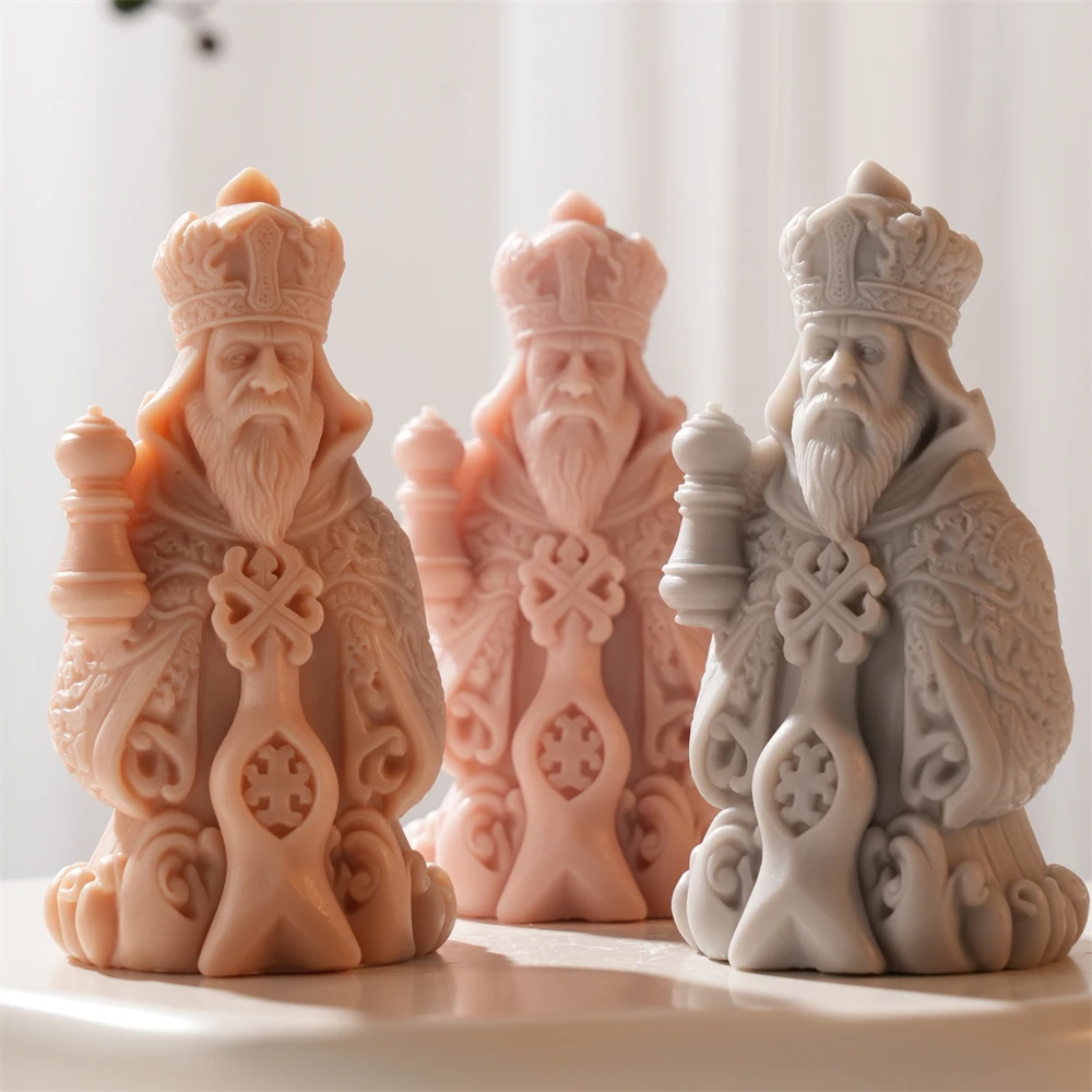 แม่พิมพ์เทียนรูปตัวหมากรุก บิช - Candle. Queen บทวิจารณ์และราคา