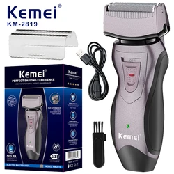Kemei Razors for Men Electric Shaver Razor Electric Man Electric Shavers with Pop-Up Trimmer Wet Dry Electric Razor Waterproof