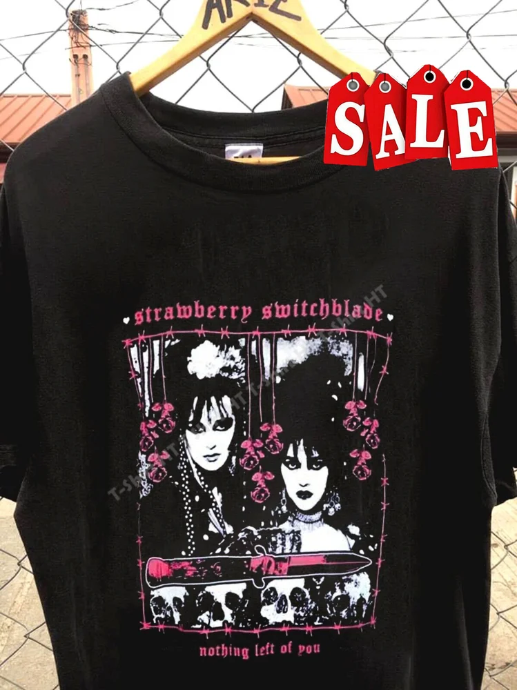 

Strawberry Switchblade nothing left of you shirt, pop rock band