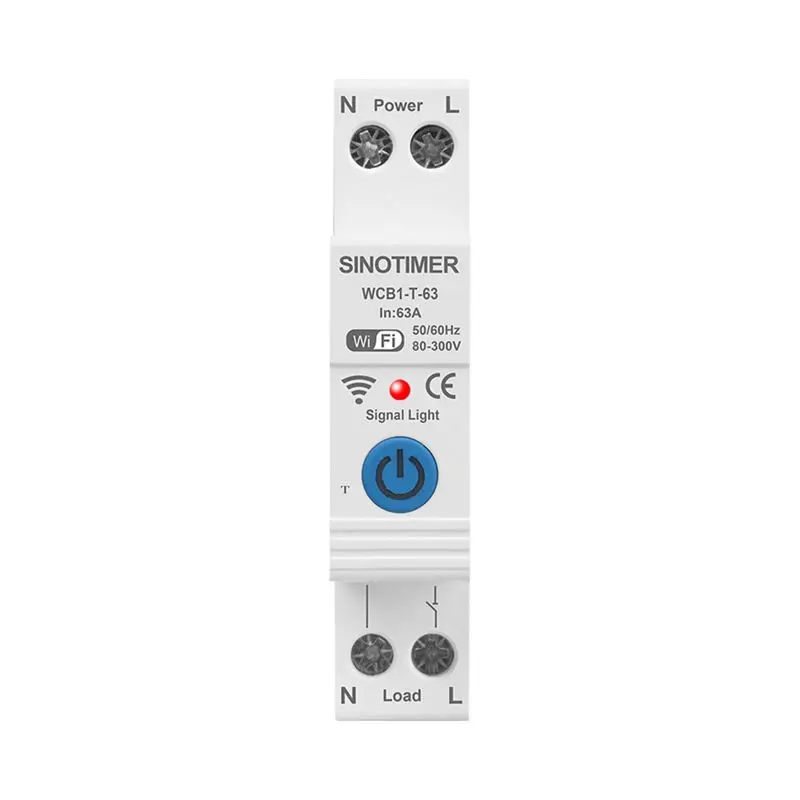 Disjuntor SINOTIMER para eletrodomésticos, adequado para casa inteligente 63A 80-300V