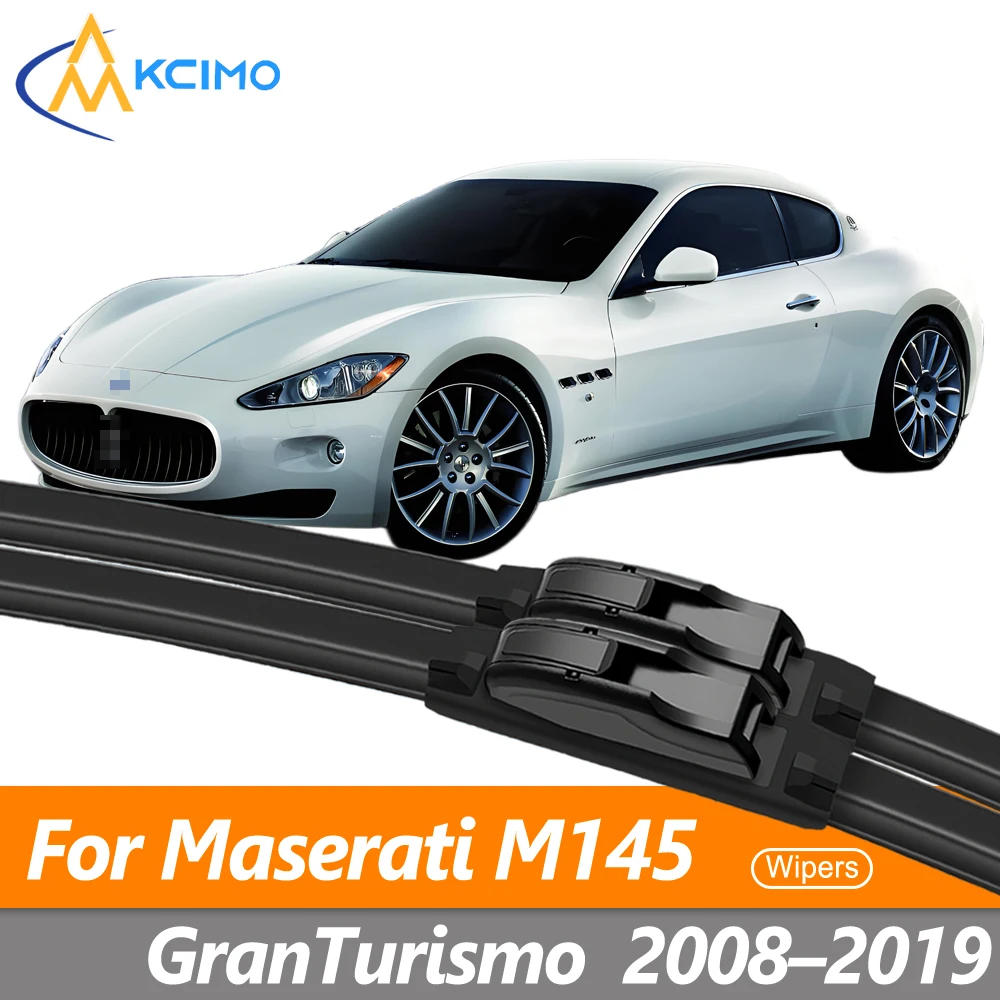 

2PCS Front Windshield Wiper Blades For Maserati GranTurismo M145 2008–2019 GranCabrio Exact Fit All-Weather Durability