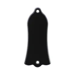 2-Ply Plain Black Bell Head Shaped Truss Rod Cover For Les Paul Electric Guitar Bass Parts Accessories Protection Tool Part