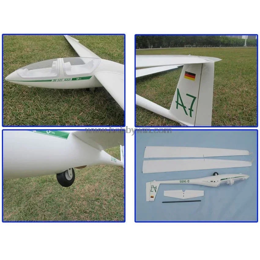 DG-505 Slope Glider 2600mm ARF without electronic parts RC Model Fiberglass Sailplane