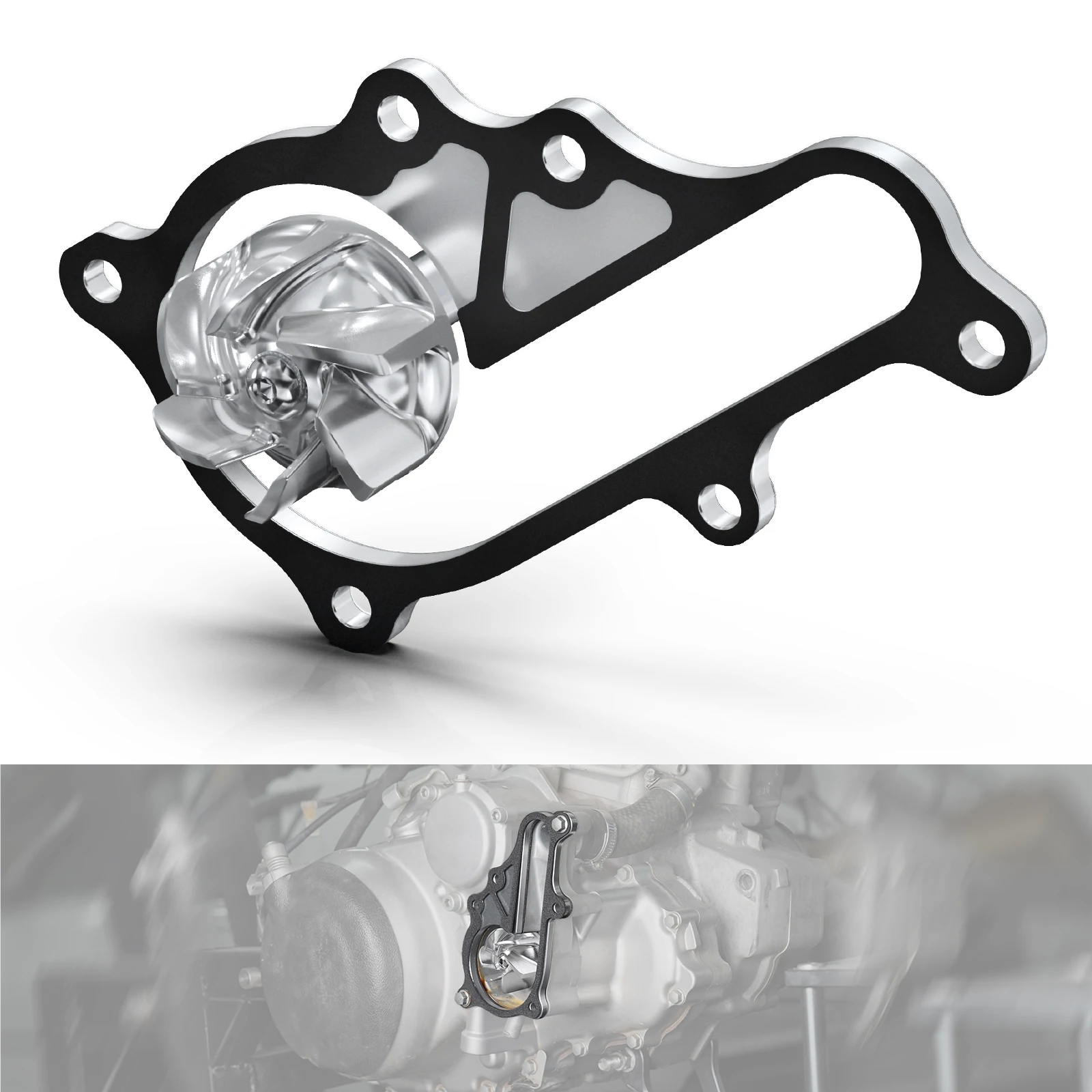 

For Yamaha Raptor 700R ATV Water Pump Impeller Raptor 700 Yamaha ATV 2006-2023 Improved Cooling Effect 1S3-12450-00-00