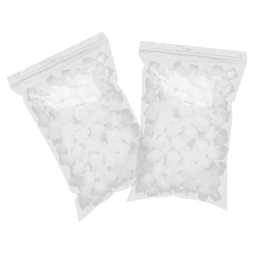 

200Pcs Lash Glue Bottle Nozzle Caps Replacement Universal Plug for Eyelash Adhesive Bottles Anti-Clog Seal Freshness Keeper