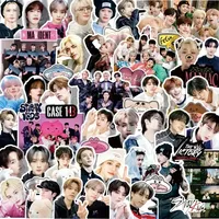 SKZOO 60pcs/bag Kpop Fans Sticker Skz Team Music Boy Band Decoration Suitcase Scrapbook Phone Laptop Stationery Stray Toy