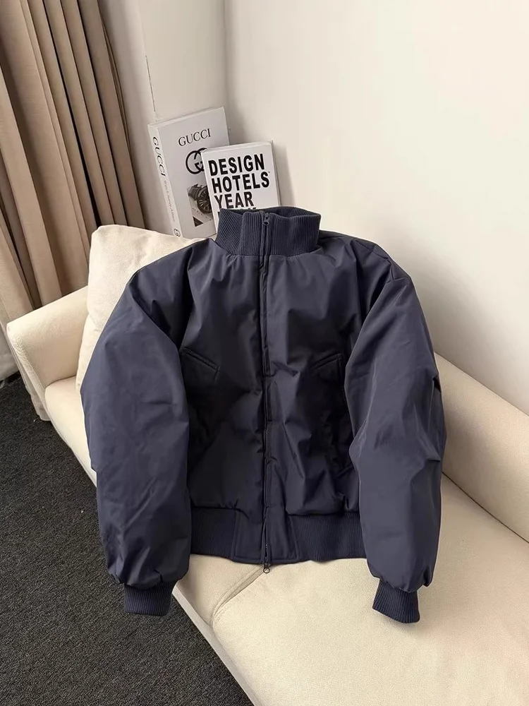 

Мужской бомбер Sle Flight Jaet, хлопковая зимняя теплая верхняя одежда, пальто-стойка из полиэфирного волокна Long Sve