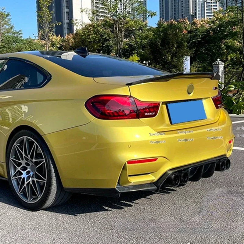 For BMW F32 4 Series 428i 435i 2 Door 2014 - 2020 M4 Style High Quality ABS Plastic Rear Trunk Lip Spoiler Wing Car Accessories