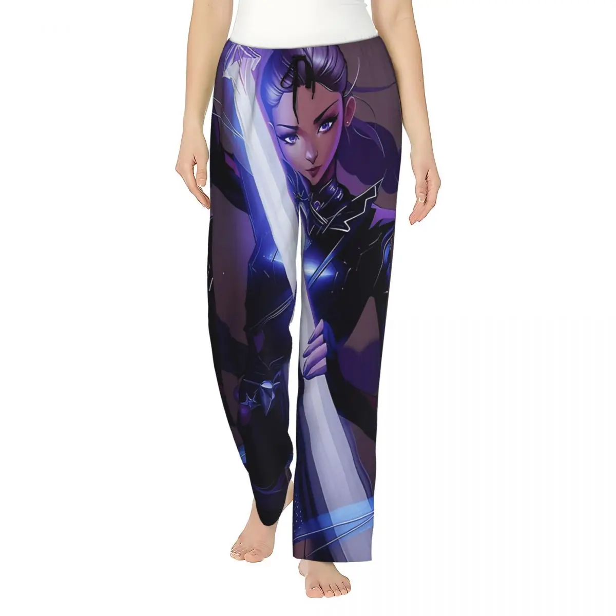 

Pajamas For Female Rumi Huntrix Fanart Kpop Demon Hunters Daily Pajama Pants Soft Comfy Sleepwear Bottoms Retro Home Trousers