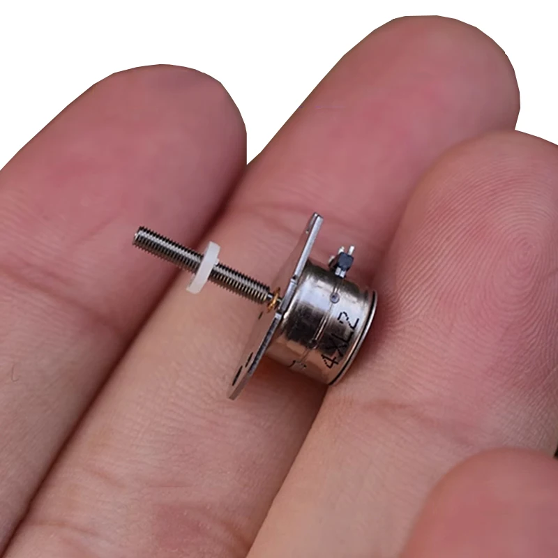 Nidec Mini Tiny 8mm Stepper Motor 2-Phase 4-Wire Stepping Motor Linear Slider Screw Shaft Moving Block 10mm Stroke DIY Camera