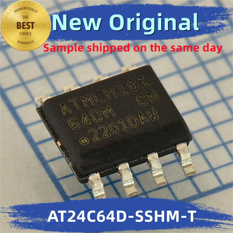 

10PCS/LOT AT24C64D-SSHM-T AT24C64D-SSHM AT24C64D Marking: 64DM Integrated Chip 100%New And Original BOM matching