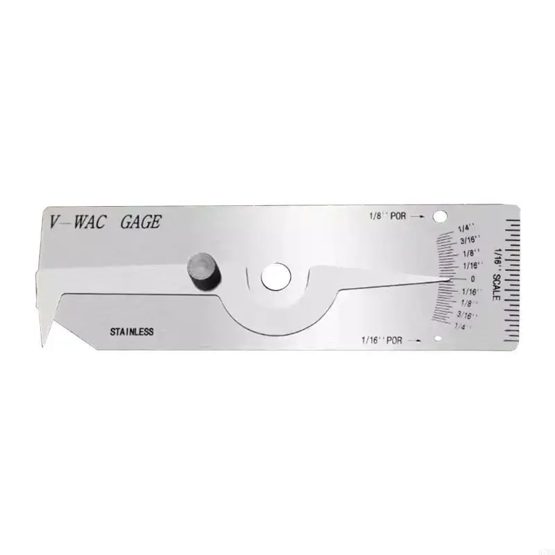 

37MB Quality Control Weld Inspection Gauges Quick Read Inches Scale Weld Measurement Tool for Metal Fabrication Accuracy