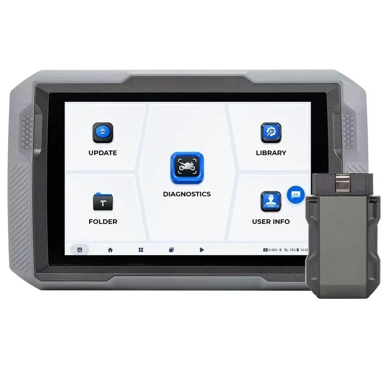 TOPDON Ultradiag MOTO Bluetooth Motorcycle Scan Tool for 80+ Motorcycle Makers Supports 40 Special Functions 1 Year Free