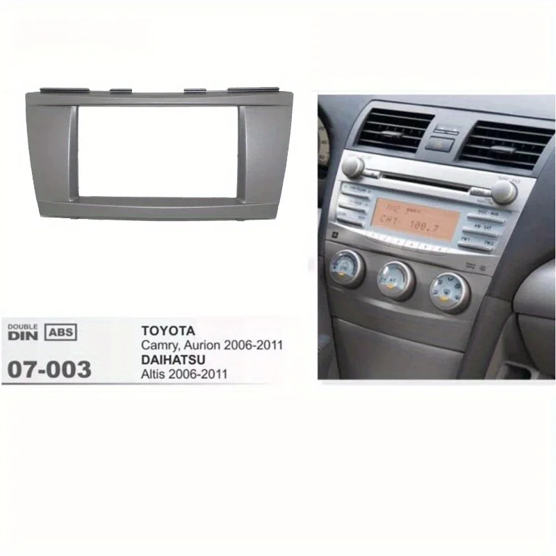 

2-диночная автомобильная стереосистема, DVD-панель, аудиокрепление, комплект для Camry Aurion 2007-2011, DVD-монтажная рамка, комплект приборной панели