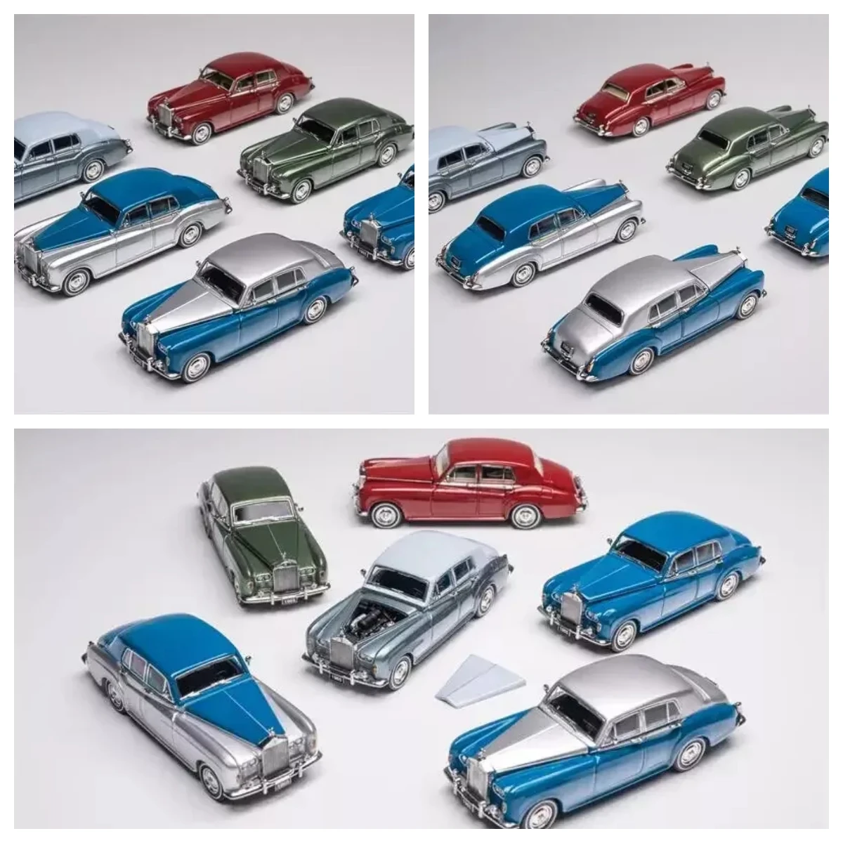 

GFCC 1:64 1965 Silver Cloud Classic Car Diecast Model Car Collection Limited Edition Hobby Toys